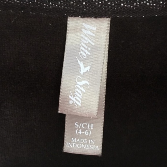 White Stag velour zip front athleisure scuba neck track jacket size small (4-6) - Picture 4 of 6